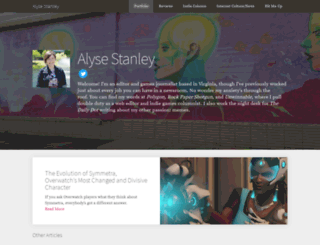 alysestanley.com screenshot