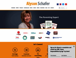 alysonschafer.com screenshot