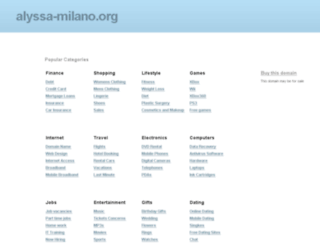 alyssa-milano.org screenshot
