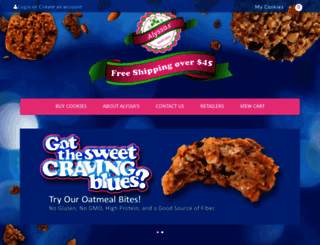 alyssascookies.com screenshot
