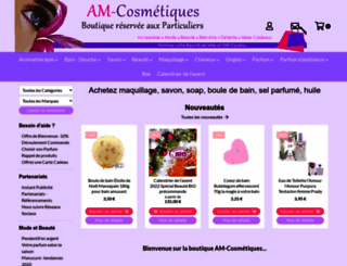 am-cosmetiques.com screenshot