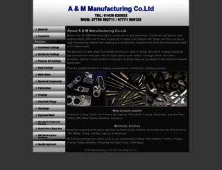 am-manufacturing.co.uk screenshot