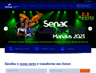 am.senac.br screenshot