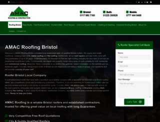 amac-roofing.co.uk screenshot