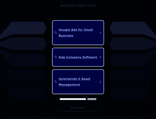 amacom-tech.com screenshot