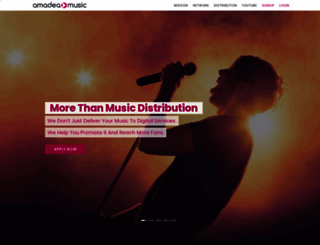 amadeamusic.com screenshot