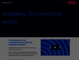 amadeus-hospitality.com screenshot