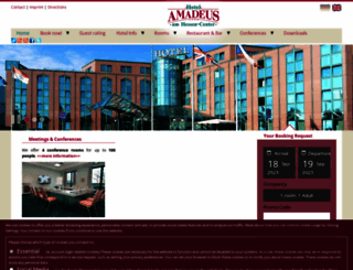amadeus-hotel-frankfurt.de screenshot