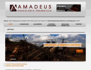 amadeus.biz.pl screenshot