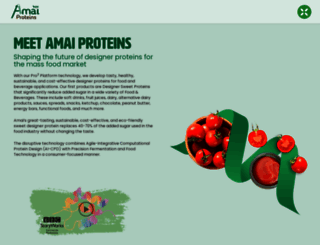 amaiproteins.com screenshot