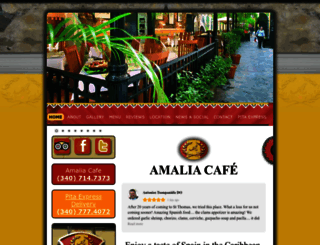 amaliacafe.com screenshot