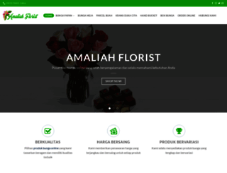 amaliahflorist.com screenshot
