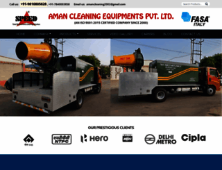 amancleaningequipments.com screenshot