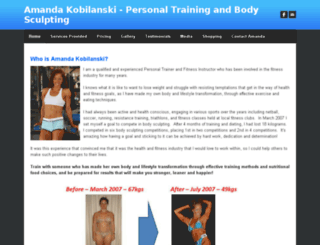 amandakfitness.com.au screenshot