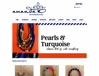 amandakjewelry.com screenshot