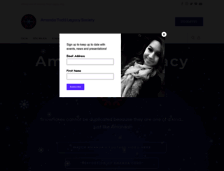 amandatoddlegacy.org screenshot