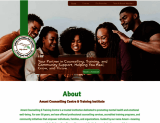 amanicentre.org screenshot