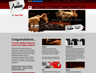 amanocoffee.co.uk screenshot