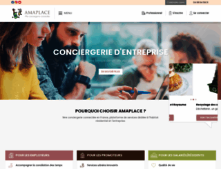 amaplace-conciergerie.com screenshot