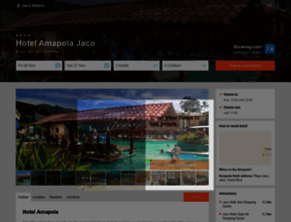 amapola.jaco-hotels.com screenshot