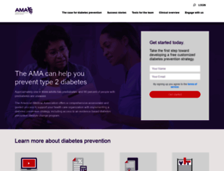 amapreventdiabetes.org screenshot