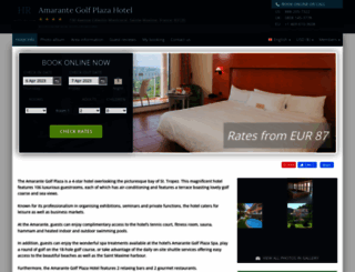 amarante-golf-plaza.hotel-rv.com screenshot