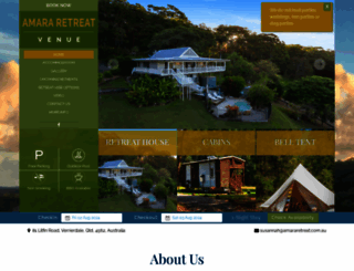 amararetreat.com.au screenshot