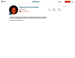 amariah.hubpages.com screenshot