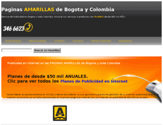 amarillascolombia.com screenshot