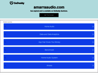 amarraaudio.com screenshot