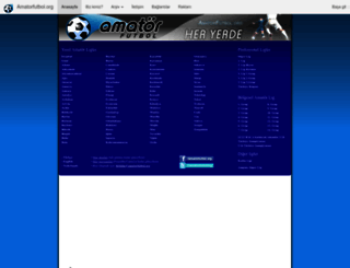 amatorfutbol.org screenshot