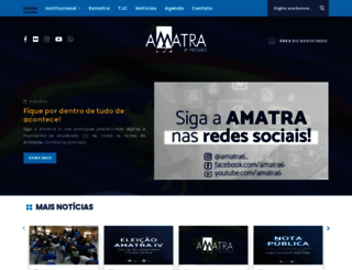 amatra6.com.br screenshot