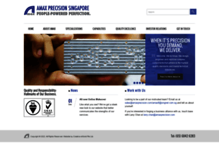 amaxprecision.com screenshot
