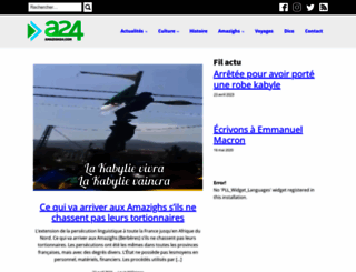 amazigh24.com screenshot