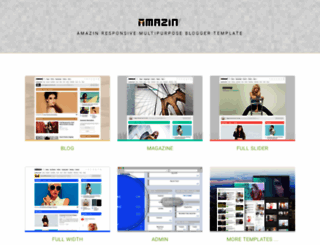 amazin-blogger-template.blogspot.com screenshot