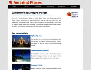 amazing-places.de screenshot
