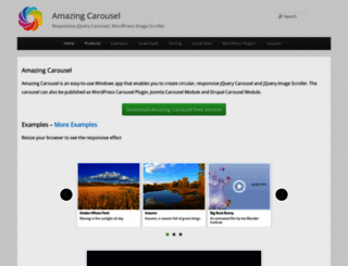 amazingcarousel.com screenshot