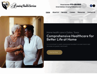 amazinghealthservices.com screenshot