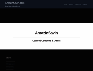 amazinsavin.com screenshot