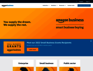 amazonbusiness.com screenshot