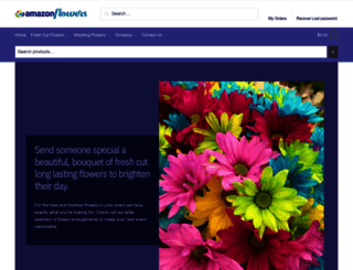 amazonflowers.us screenshot