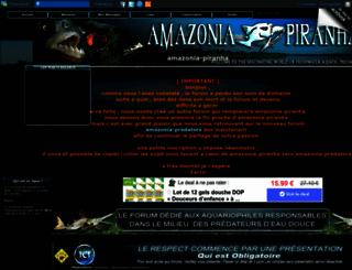 amazonia-piranha.pro-forum.fr screenshot