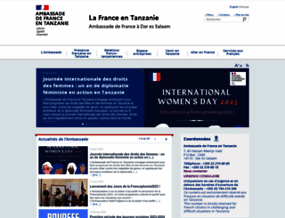 ambafrance-tz.org screenshot