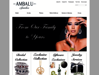 ambalujewelers.com screenshot