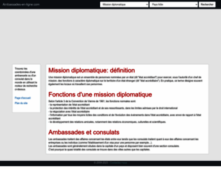 ambassades-en-ligne.com screenshot