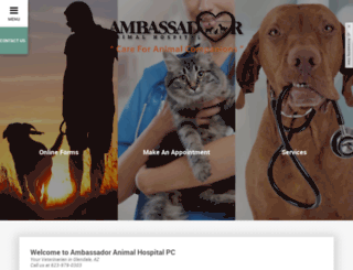 ambassadoranimalhospitalpc.com screenshot