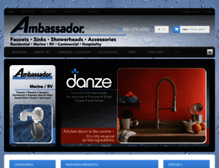 ambassadorfaucets.com screenshot