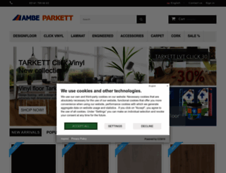 ambeparkett.com screenshot