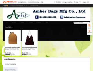 amber-bag.en.alibaba.com screenshot