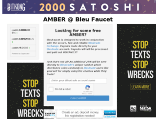 amber.bleufaucet.com screenshot